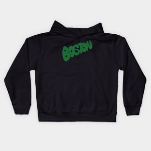 Boston Green Bubbles Kids Hoodie